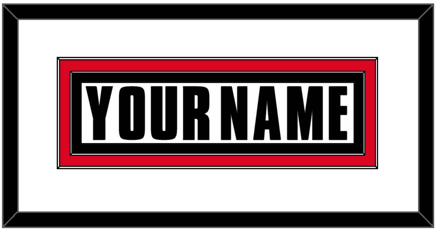 Canada Men’s Hockey Nameplate - 2002 Olympics Home White - Signature Tier 1