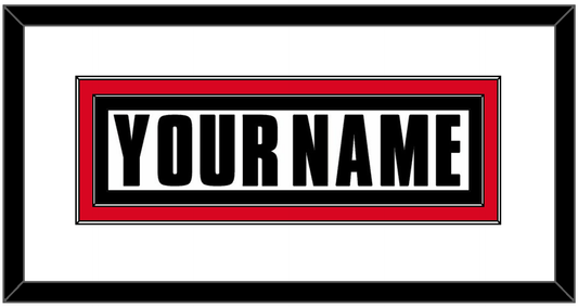 Canada Men’s Hockey Nameplate - 2002 Olympics Home White - Signature Tier 1