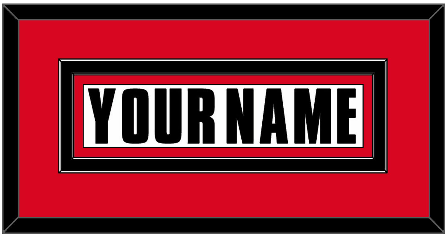 Canada Men’s Hockey Nameplate - 2002 Olympics Home White - Signature Tier 2