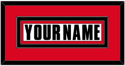 Canada Men’s Hockey Nameplate - 2002 Olympics Home White - Signature Tier 2