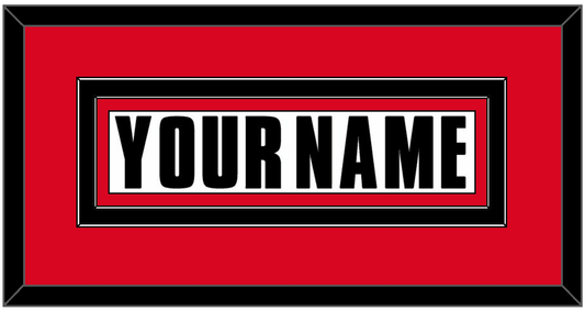 Canada Men’s Hockey Nameplate - 2002 Olympics Home White - Signature Tier 2