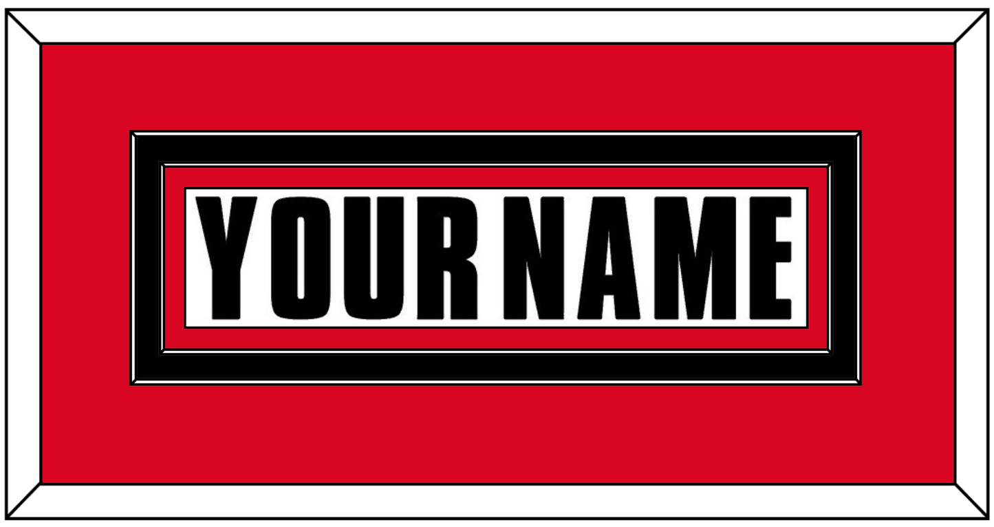 Canada Men’s Hockey Nameplate - 2002 Olympics Home White - Signature Tier 2