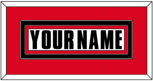 Canada Men’s Hockey Nameplate - 2002 Olympics Home White - Signature Tier 2