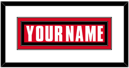 Canada Men’s Hockey Nameplate - 2002 Olympics Road Red - Signature Tier 1
