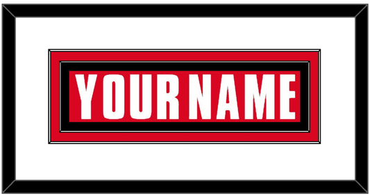 Canada Men’s Hockey Nameplate - 2002 Olympics Road Red - Signature Tier 1