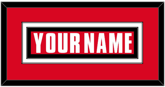 Canada Men’s Hockey Nameplate - 2002 Olympics Road Red - Signature Tier 2