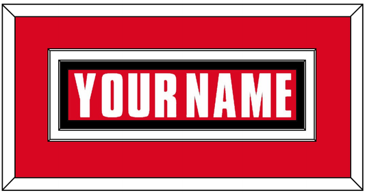 Canada Men’s Hockey Nameplate - 2002 Olympics Road Red - Signature Tier 2