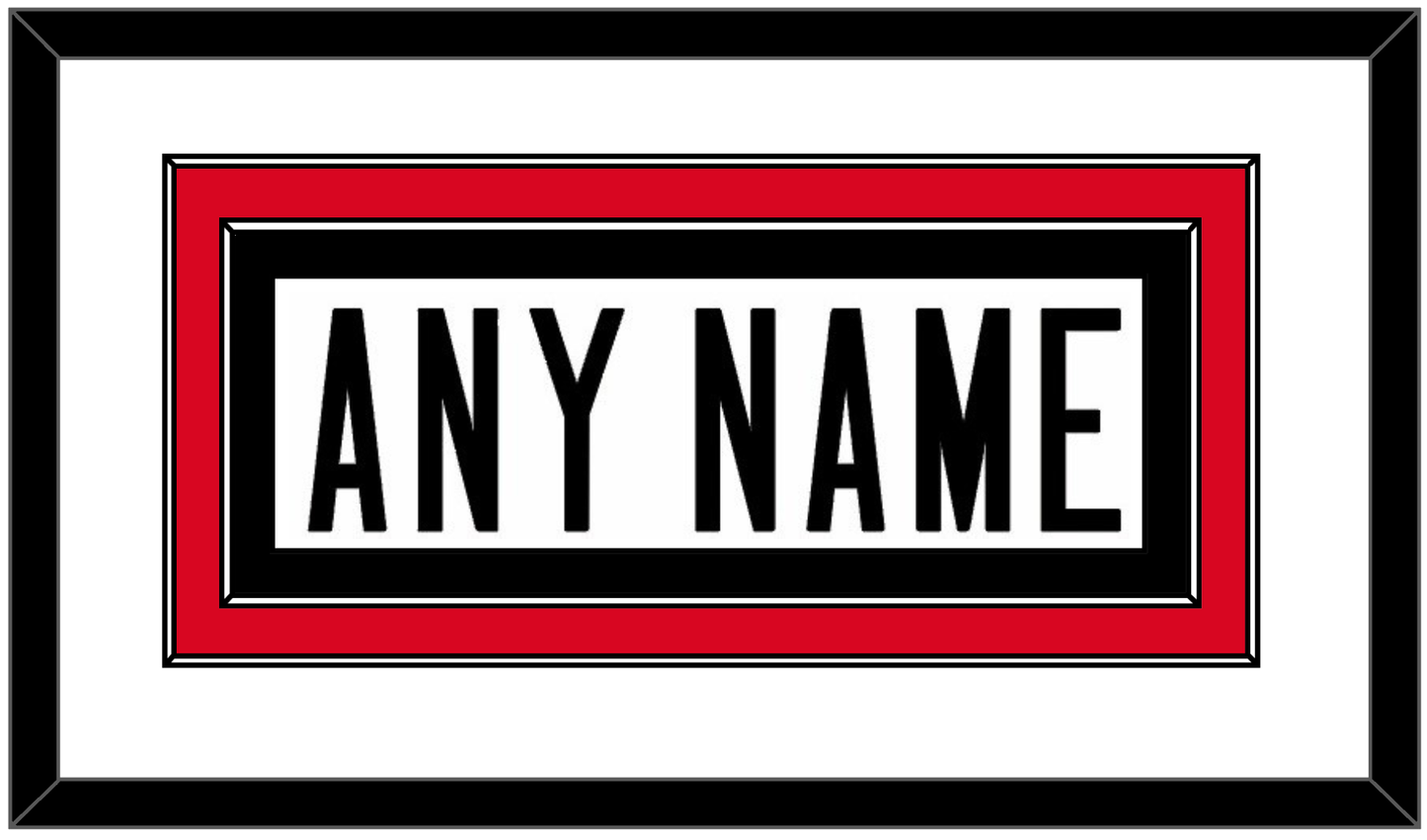 Canada Men’s Hockey Nameplate - 2006 Olympics Home White - Signature Tier 1