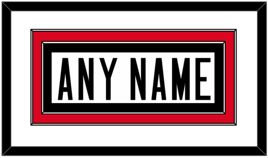 Canada Men’s Hockey Nameplate - 2006 Olympics Home White - Signature Tier 1