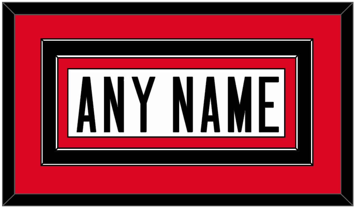 Canada Men’s Hockey Nameplate - 2006 Olympics Home White - Signature Tier 2