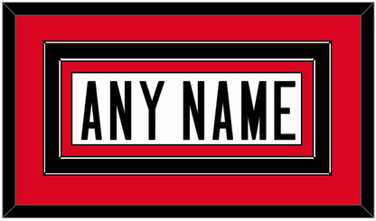Canada Men’s Hockey Nameplate - 2006 Olympics Home White - Signature Tier 2