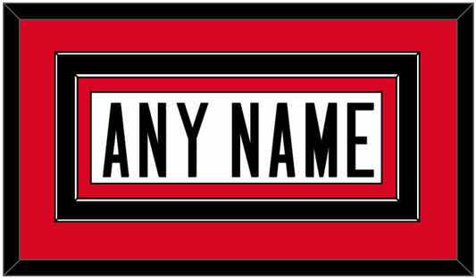 Canada Men’s Hockey Nameplate - 2006 Olympics Home White - Signature Tier 2