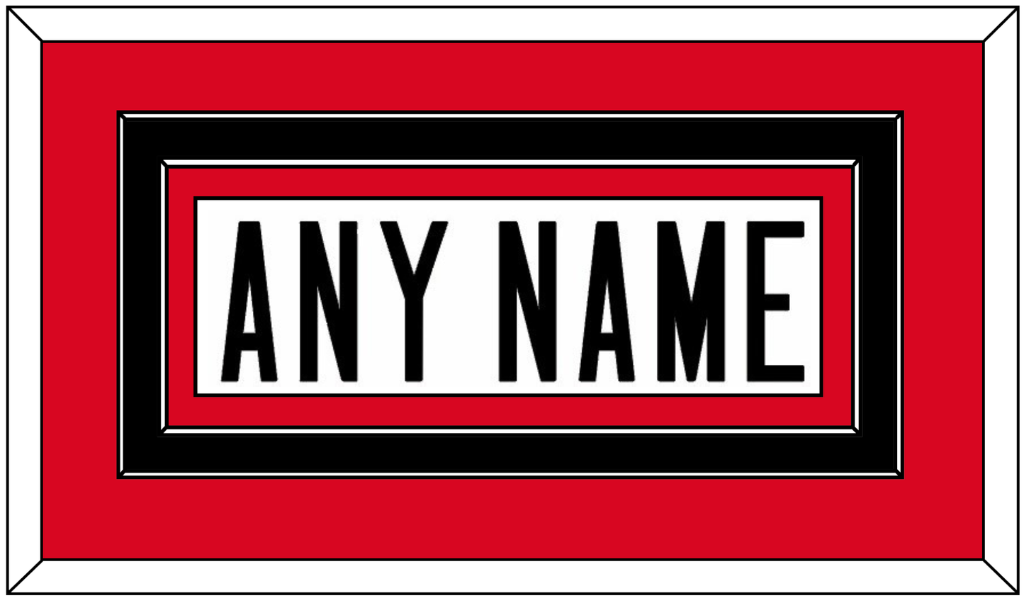 Canada Men’s Hockey Nameplate - 2006 Olympics Home White - Signature Tier 2