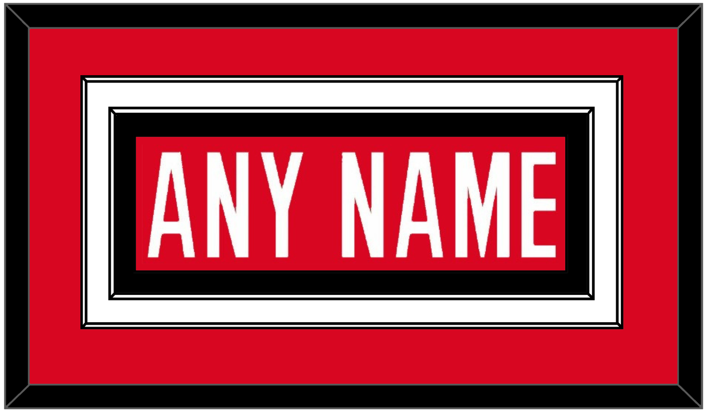 Canada Men’s Hockey Nameplate - 2006 Olympics Road Red - Signature Tier 2