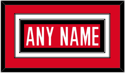 Canada Men’s Hockey Nameplate - 2006 Olympics Road Red - Signature Tier 2