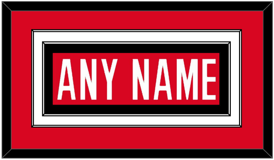 Canada Men’s Hockey Nameplate - 2006 Olympics Road Red - Signature Tier 2