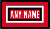 Canada Men’s Hockey Nameplate - 2006 Olympics Road Red - Double Mat 2