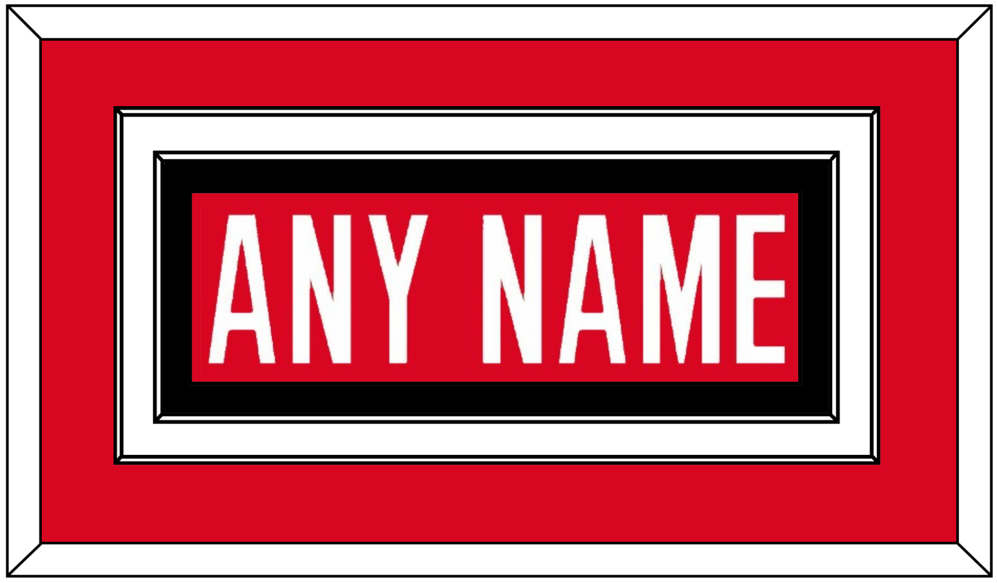 Canada Men’s Hockey Nameplate - 2006 Olympics Road Red - Signature Tier 2
