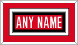 Canada Men’s Hockey Nameplate - 2006 Olympics Road Red - Double Mat 2