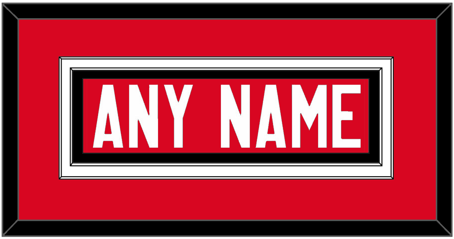 Canada Men’s Hockey Nameplate - 2014 Olympics Road Red - Signature Tier 2