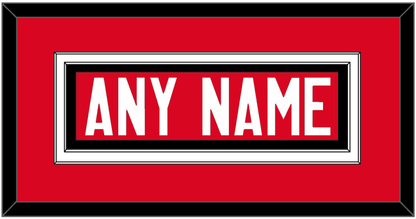 Canada Men’s Hockey Nameplate - 2014 Olympics Road Red - Signature Tier 2
