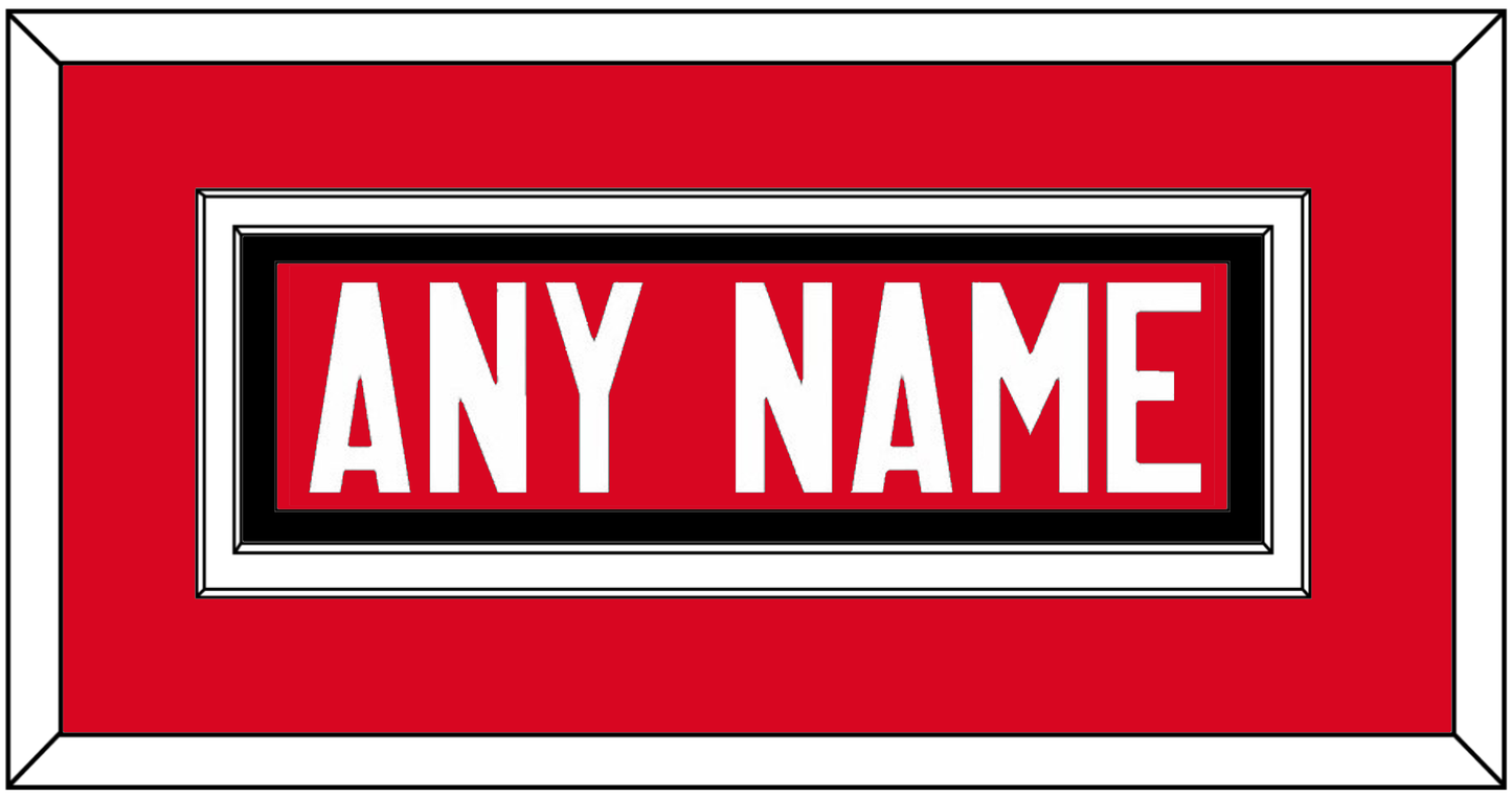Canada Men’s Hockey Nameplate - 2014 Olympics Road Red - Signature Tier 2