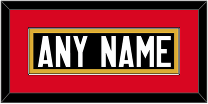 Canada Men’s Hockey Nameplate - 2014 Olympics Alternate Black - Essential Tier 3