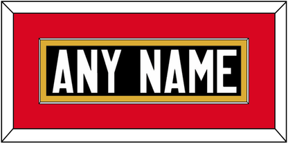 Canada Men’s Hockey Nameplate - 2014 Olympics Alternate Black - Essential Tier 3