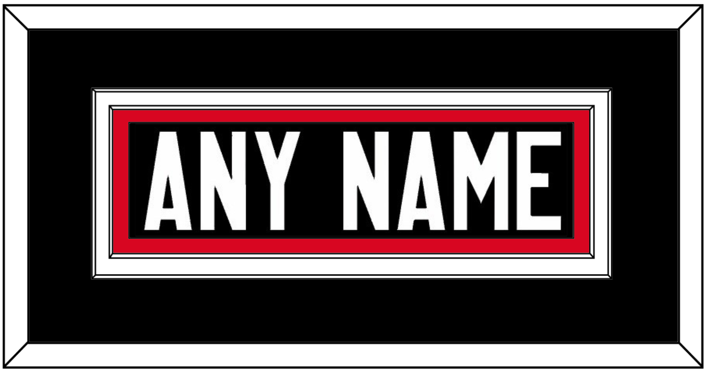 Canada Men’s Hockey Nameplate - 2014 Olympics Alternate Black - Signature Tier 3
