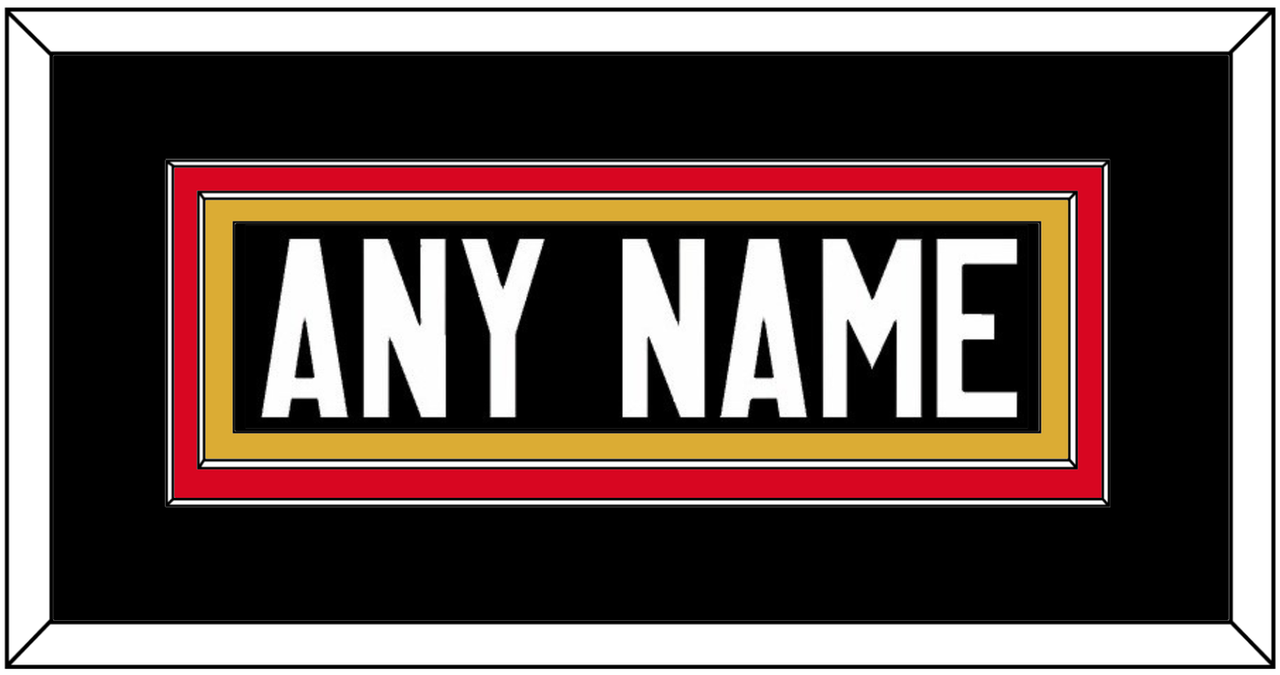 Canada Men’s Hockey Nameplate - 2014 Olympics Alternate Black - Signature Tier 4