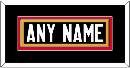 Canada Men’s Hockey Nameplate - 2014 Olympics Alternate Black - Signature Tier 4