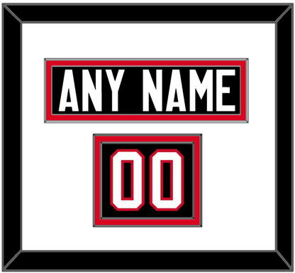 Canada Men’s Hockey Nameplate & Number (Shoulder) - 2014 Olympics Alternate Black - Signature Tier 1