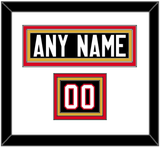 Canada Men’s Hockey Nameplate & Number (Shoulder) - 2014 Olympics Alternate Black - Triple Mat 2