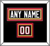 Canada Men’s Hockey Nameplate & Number (Shoulder) - 2014 Olympics Alternate Black - Triple Mat 3