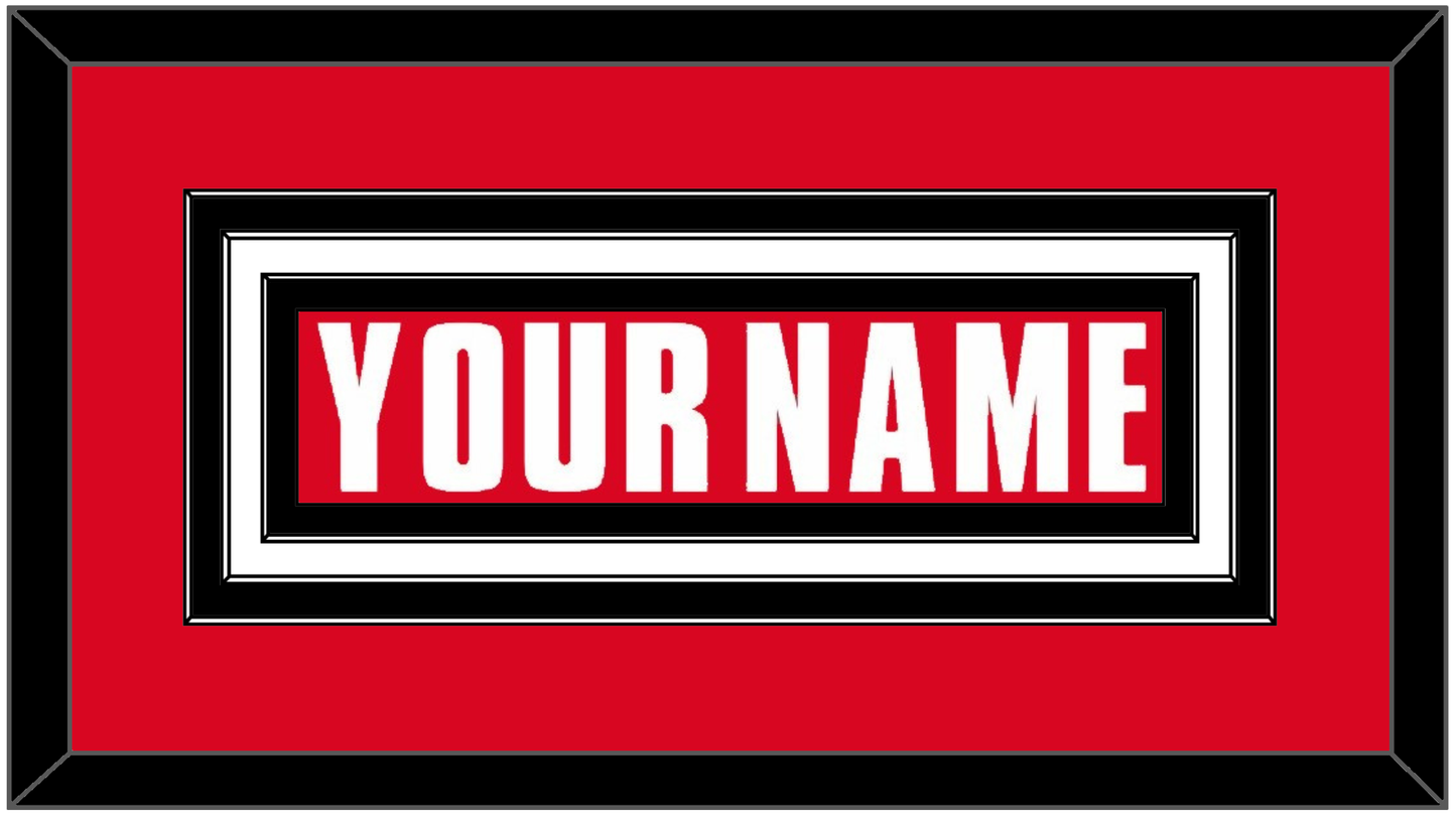 Canada Men’s Hockey Nameplate - 2002 Olympics Road Red - Premier Tier 1