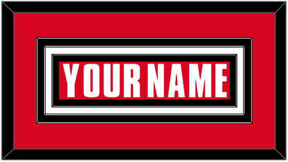 Canada Men’s Hockey Nameplate - 2002 Olympics Road Red - Premier Tier 1