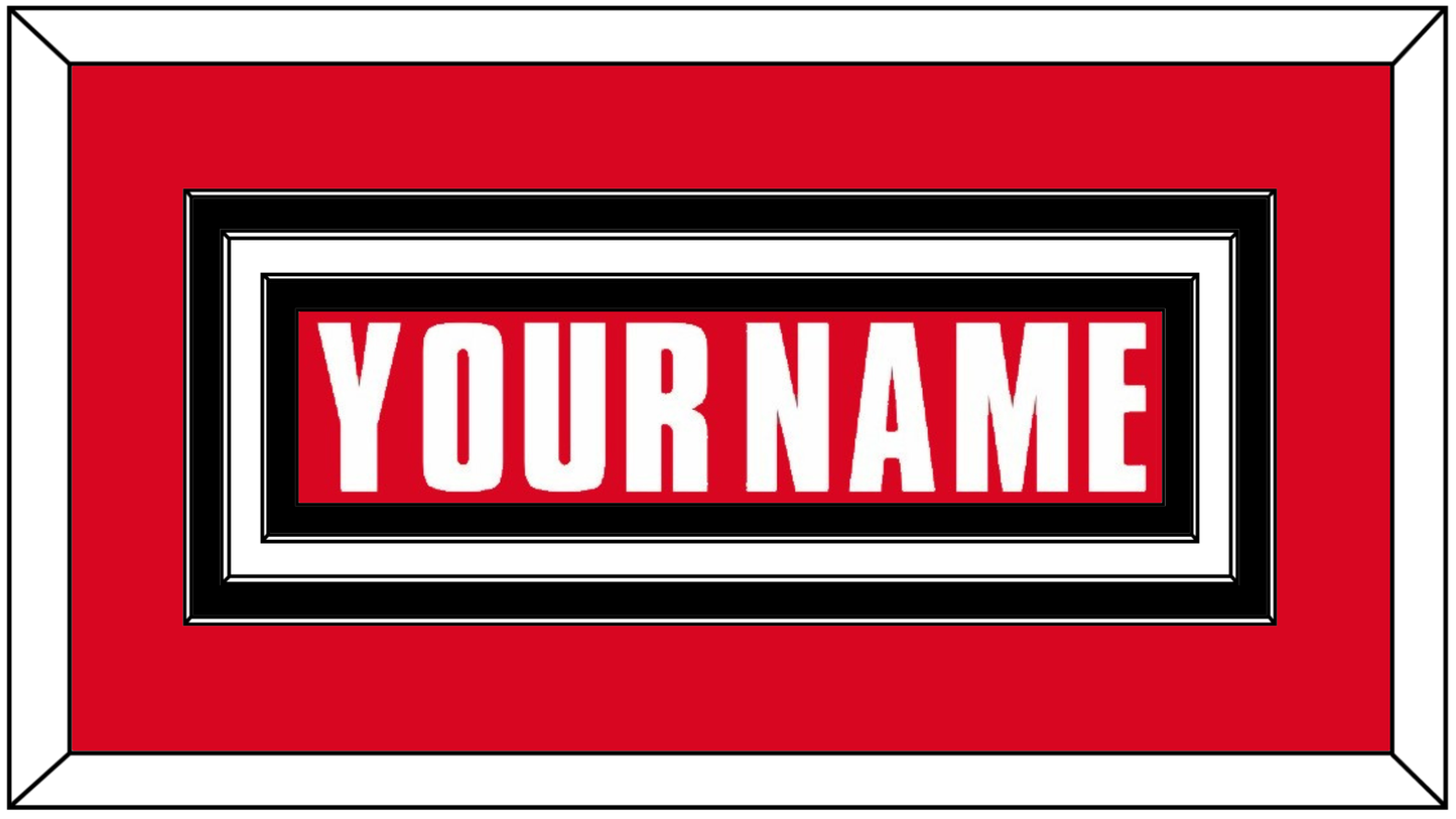 Canada Men’s Hockey Nameplate - 2002 Olympics Road Red - Premier Tier 1