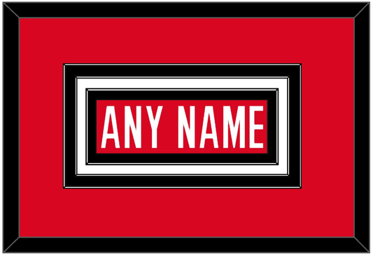Canada Men’s Hockey Nameplate - 2006 Olympics Road Red - Premier Tier 1