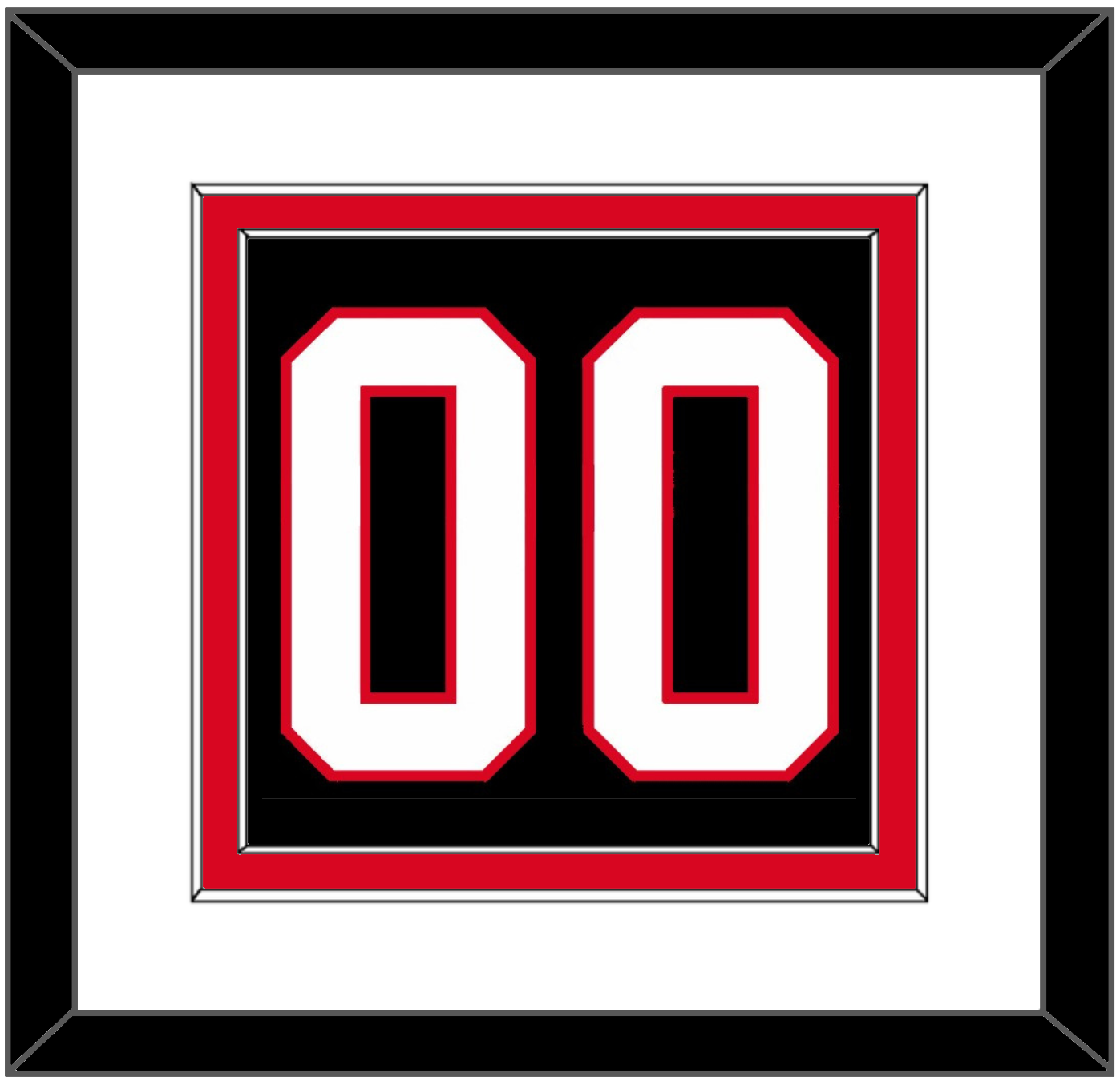 Canada Men’s Hockey Number - 2014 Olympics Alternate Black - Signature Tier 1