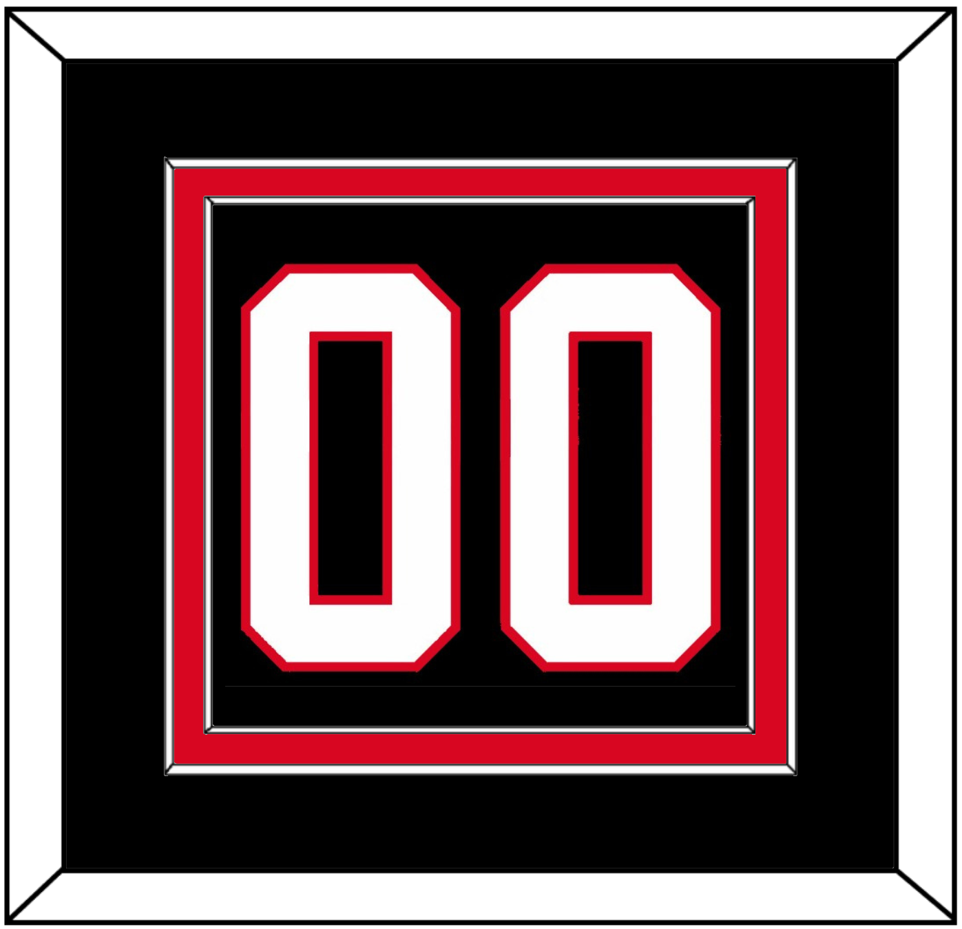 Canada Men’s Hockey Number - 2014 Olympics Alternate Black - Signature Tier 2