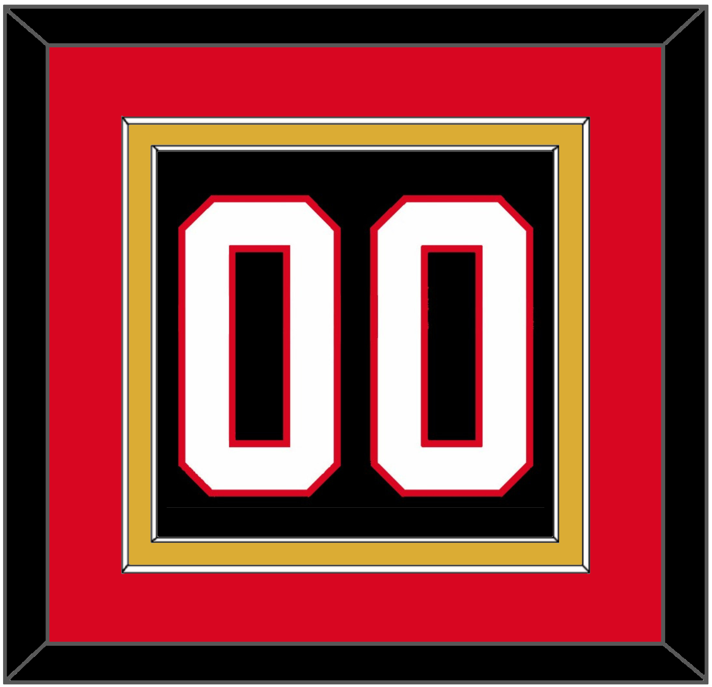 Canada Men’s Hockey Number - 2014 Olympics Alternate Black - Signature Tier 3
