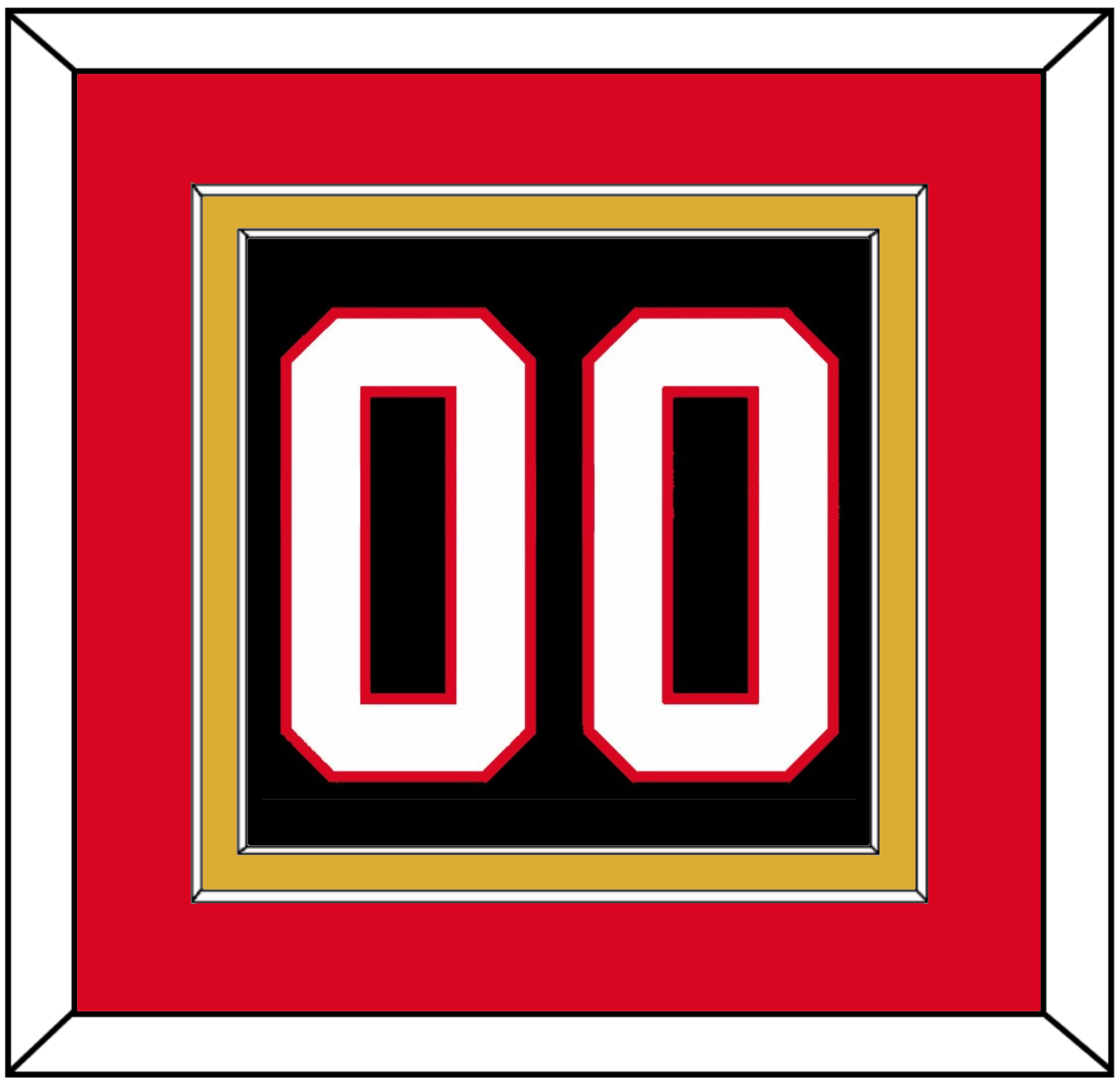 Canada Men’s Hockey Number - 2014 Olympics Alternate Black - Signature Tier 3