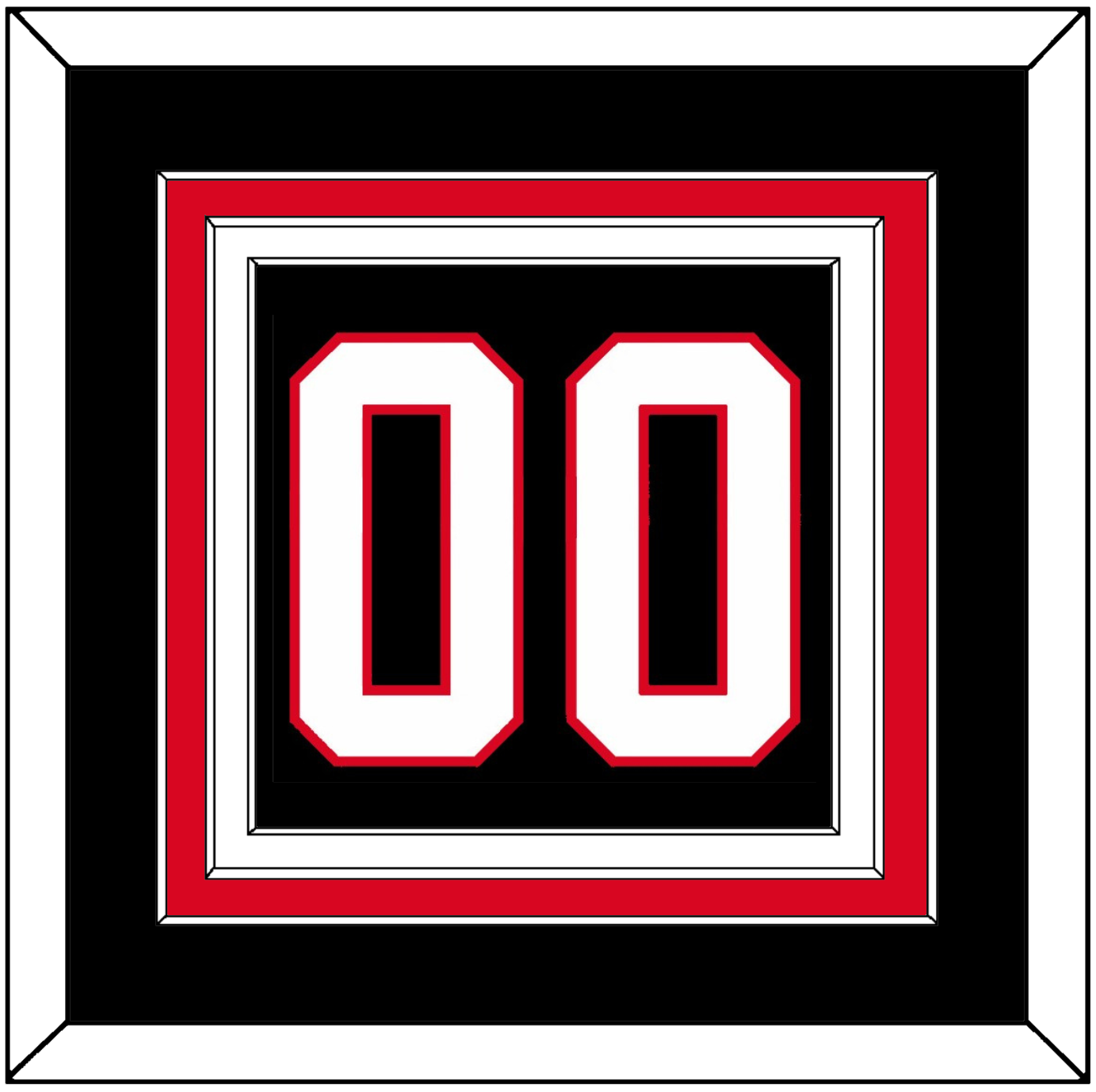 Canada Men’s Hockey Number - 2014 Olympics Alternate Black - Premier Tier 3