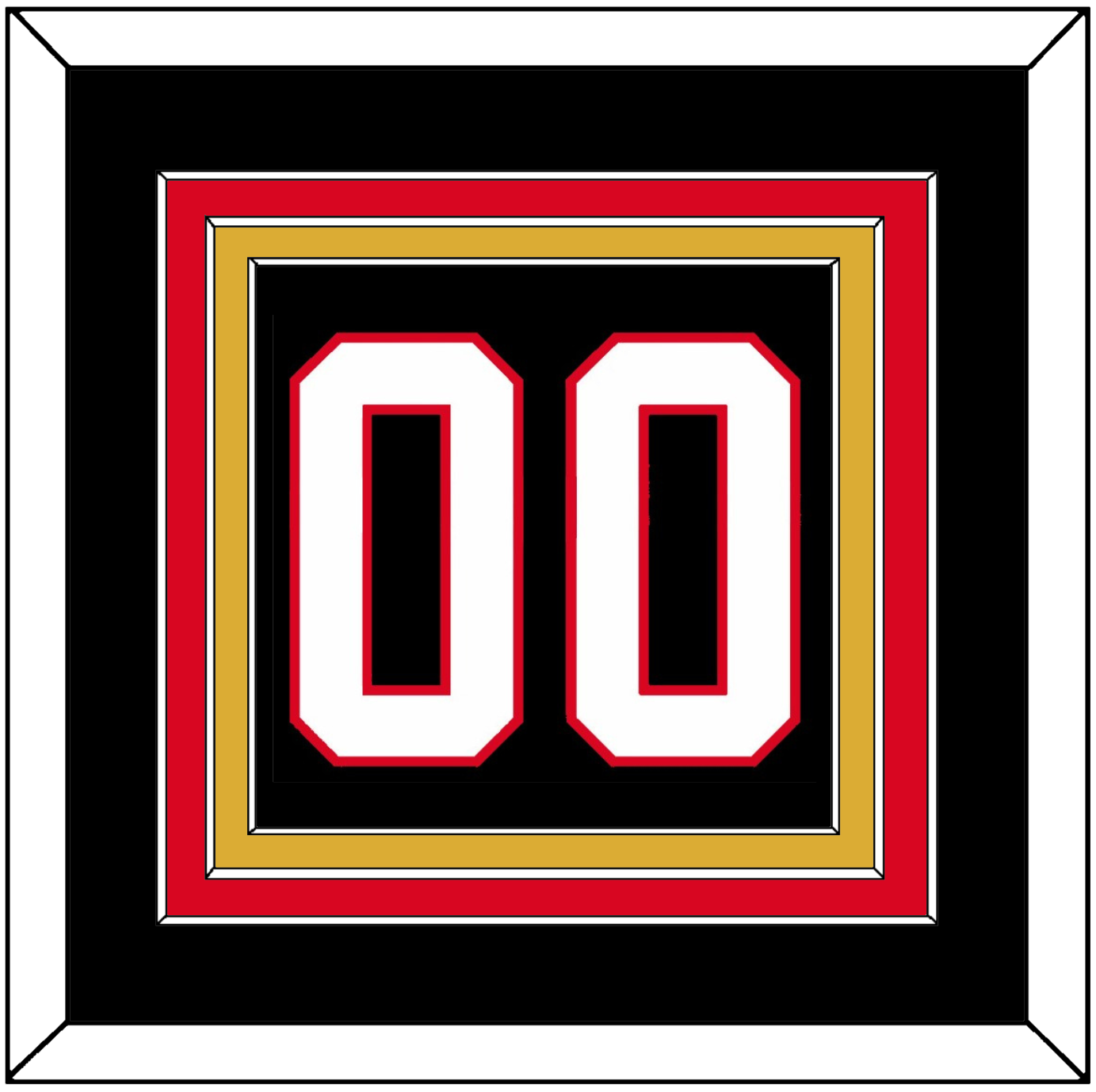 Canada Men’s Hockey Number - 2014 Olympics Alternate Black - Premier Tier 4