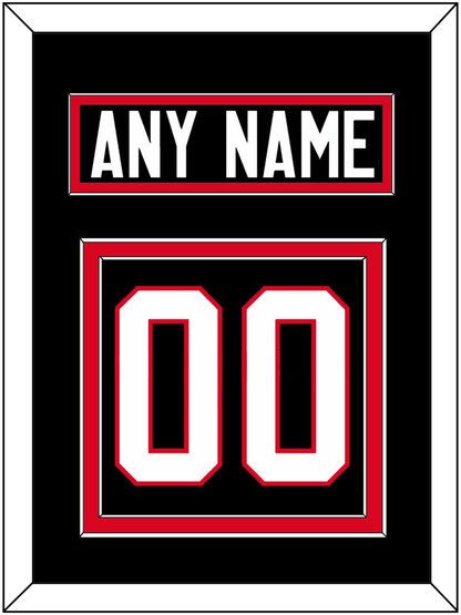 Canada Men’s Hockey Nameplate & Number (Back) - 2014 Olympics Alternate Black - Signature Tier 2