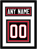 Canada Men's Hockey Nameplate & Number (Back) - 2014 Olympics Alternate Black - Triple Mat 1