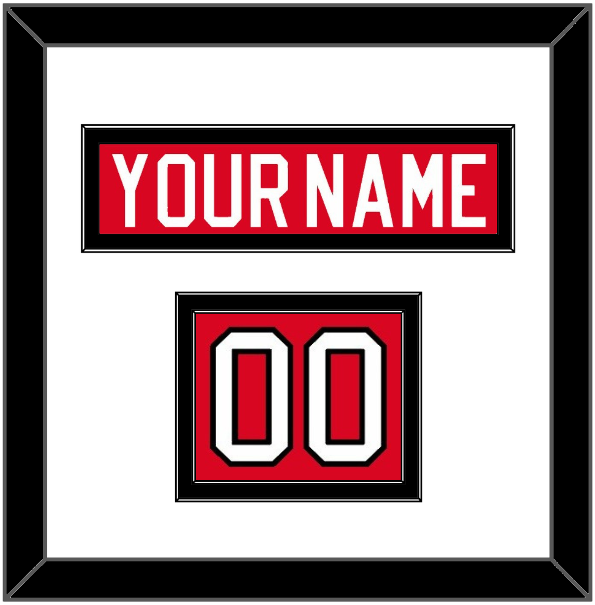 Canada Men’s Hockey Nameplate & Number (Shoulder) - 2010 Olympics - Signature Tier 1