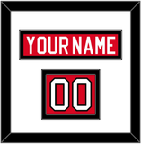 Canada Men’s Hockey Nameplate & Number (Shoulder) - 2010 Olympics - Double Mat 1