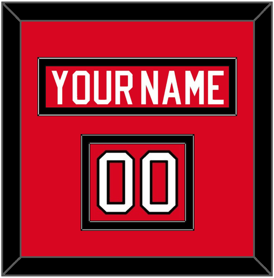 Canada Men’s Hockey Nameplate & Number (Shoulder) - 2010 Olympics - Signature Tier 2