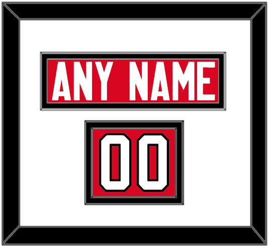 Canada Men’s Hockey Nameplate & Number (Shoulder) - 2014 Olympics Road Red - Signature Tier 1